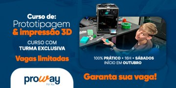 Curso de Impressão 3D e Prototipagem: aprenda na prática na ProWay
