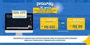  ProWay completa 30 anos e oferece 30% OFF exclusivo para ex-alunos no Portal EAD